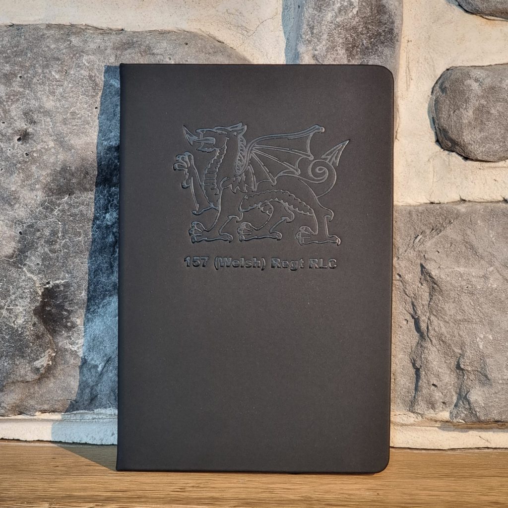 157 Regiment Rlc Embossed Notebook