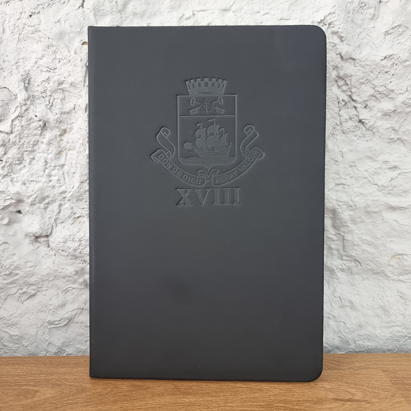 18 Battery Embossed Notebook