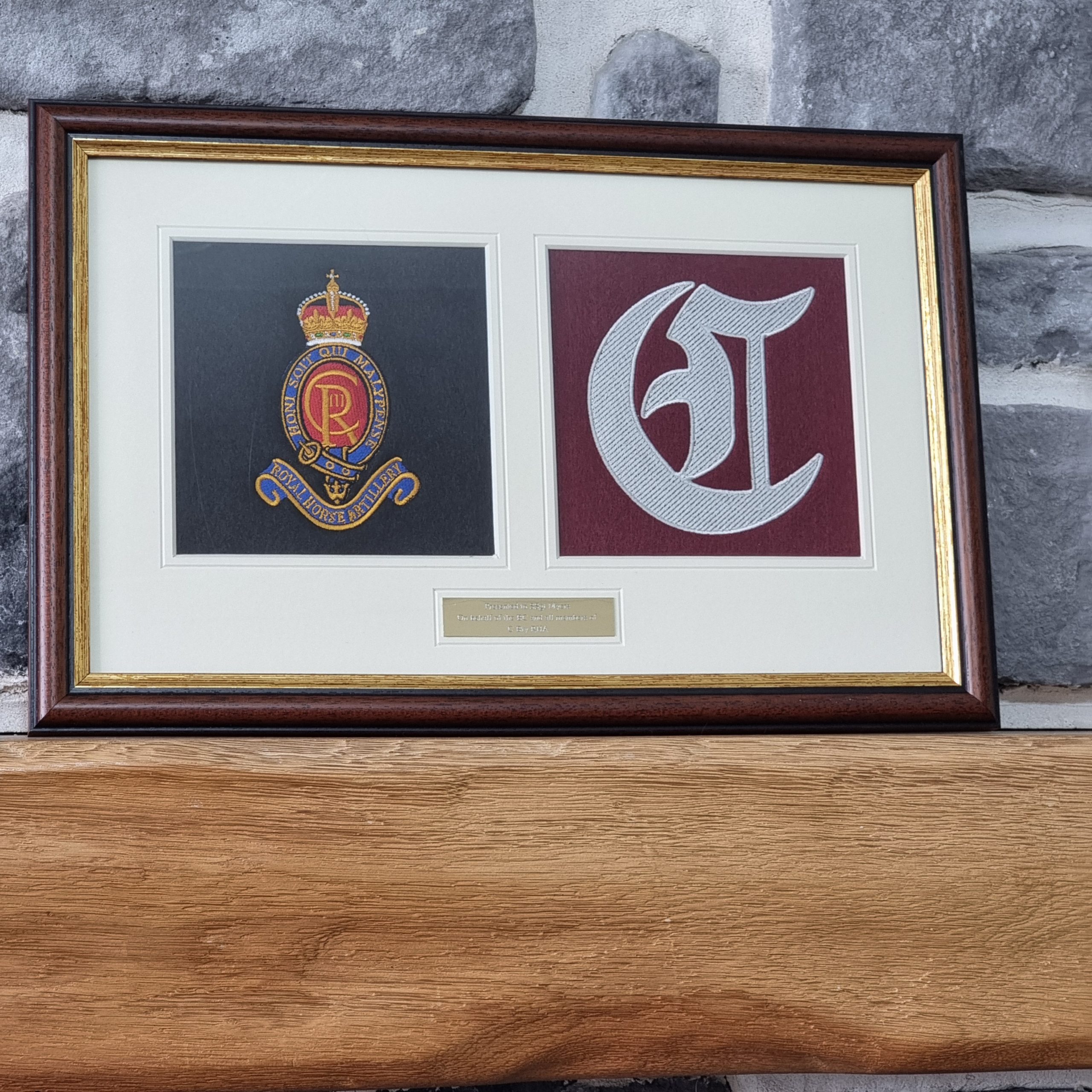 C Battery Rha Framed Presentation