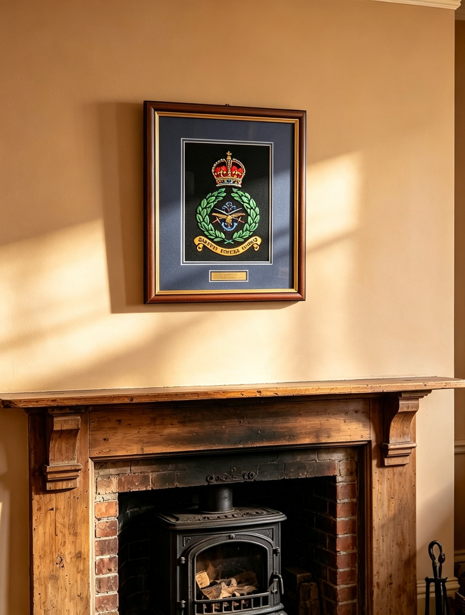 Fireplace Frame Badge