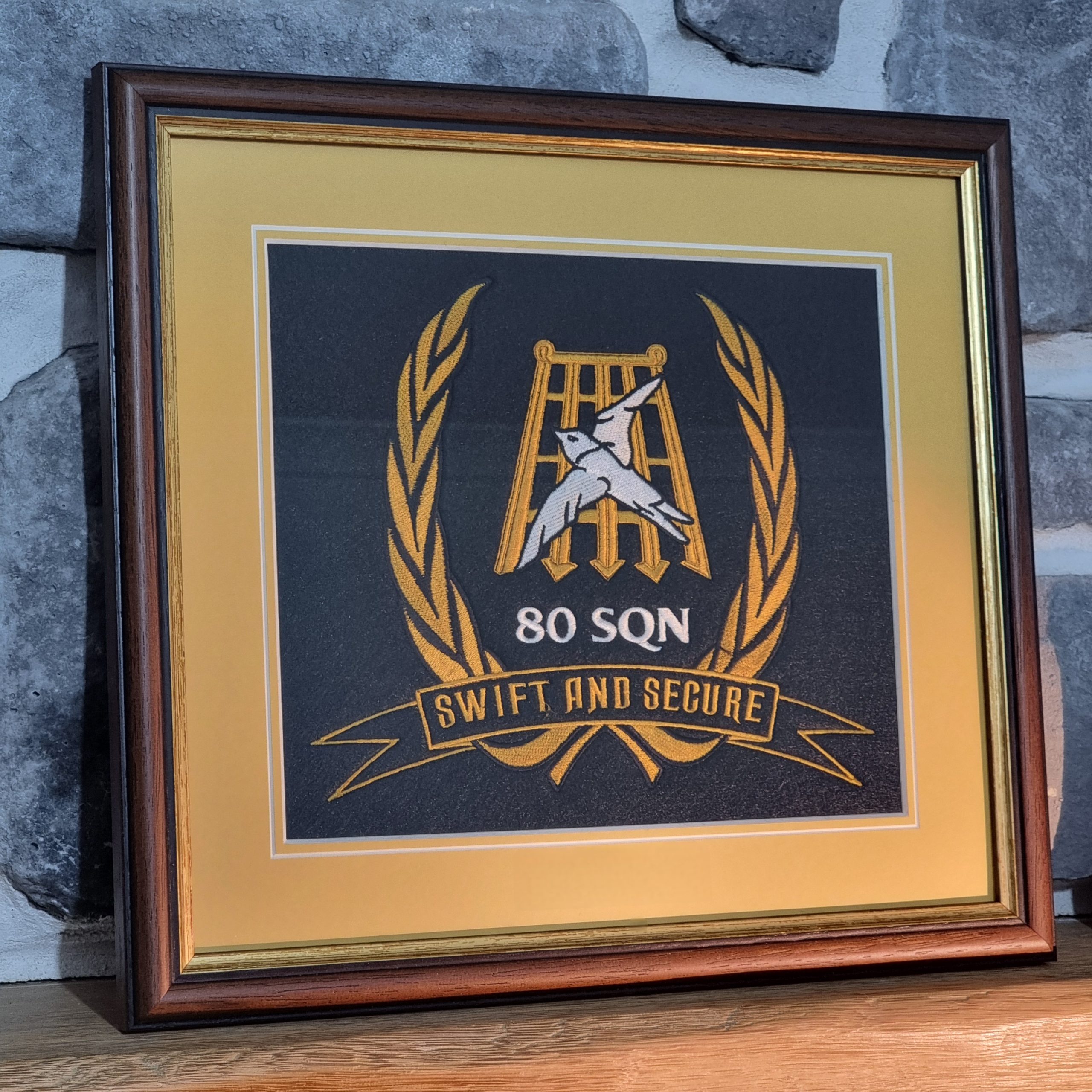 Large Framed Badge 80 Squadron