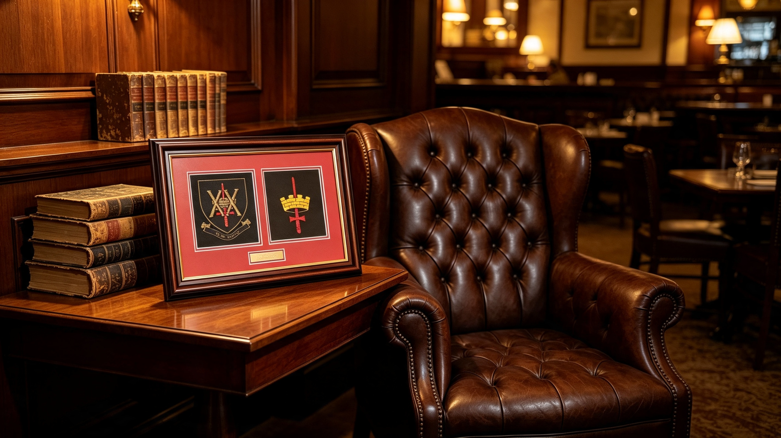 Twin Badge Presentation Officers Mess